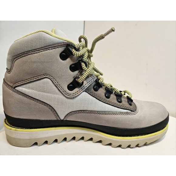 Timberland Euro Hiker Style Boot Grip Vibram Sole Grey Yellow Mens sz 8.5 A2HDW - Picture 10 of 15
